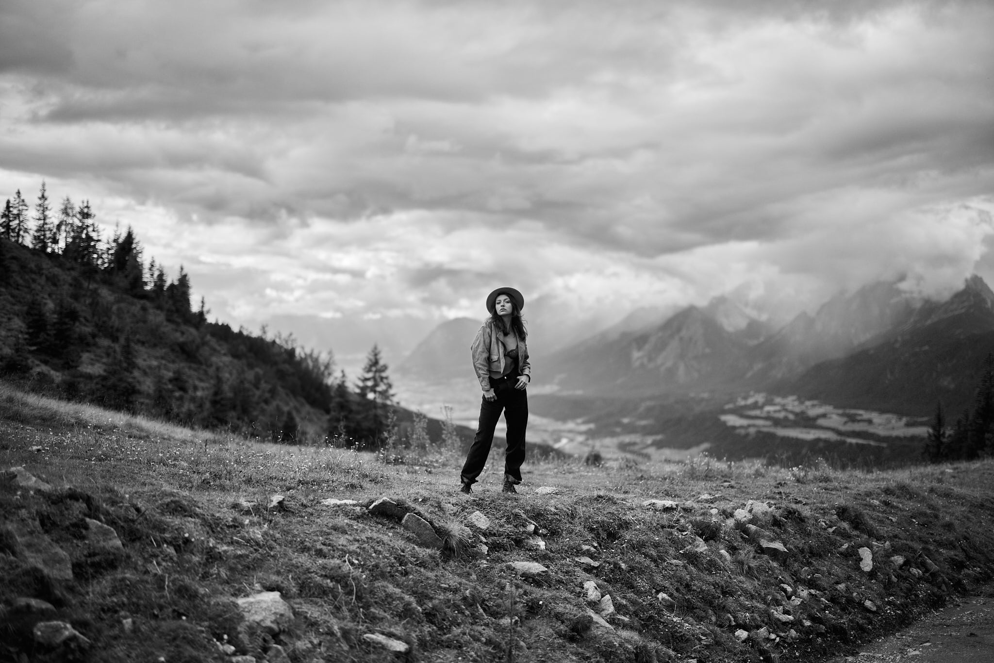 Fashion Shooting Alpen Berge Tirol Österreich